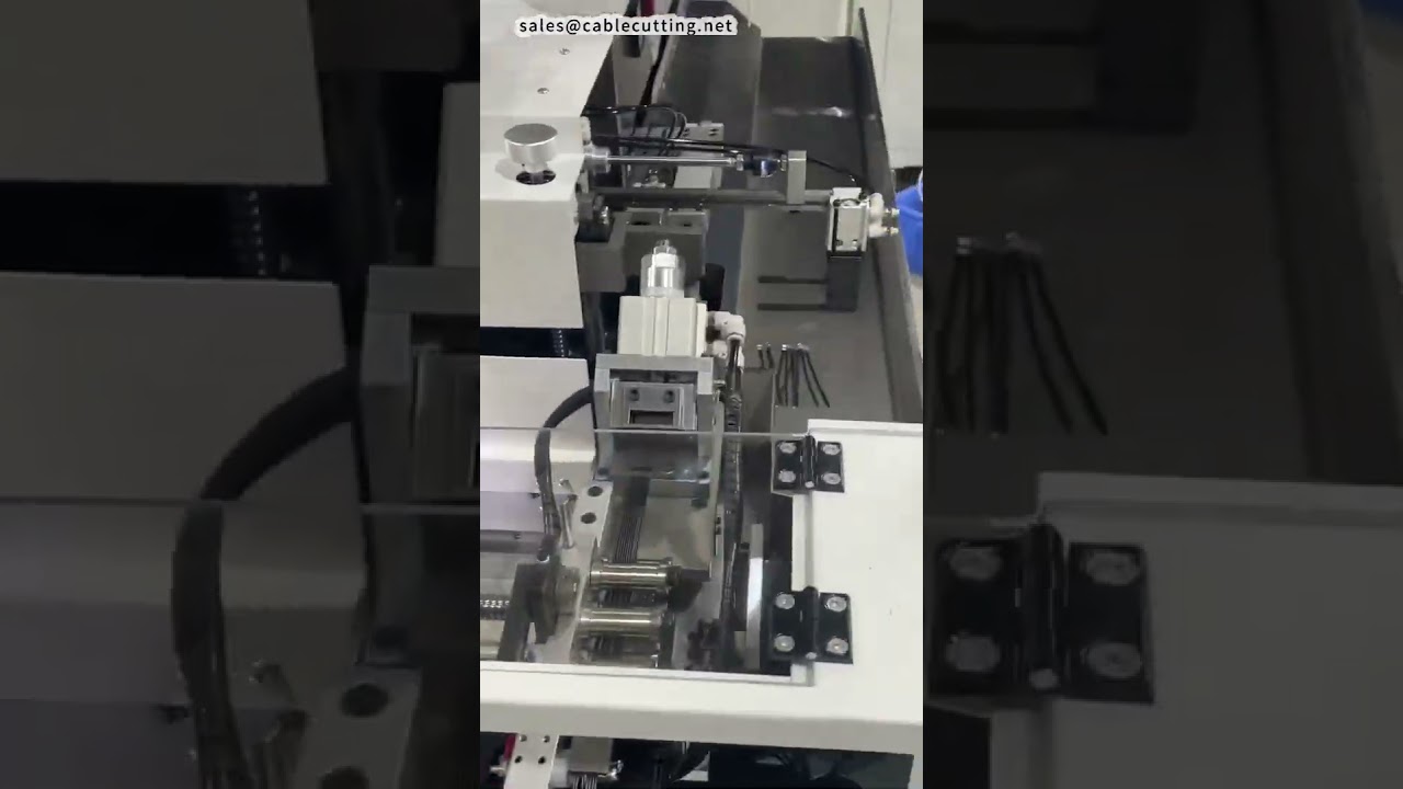 Multi Function Crimping and Tinning Machine #factory #machine