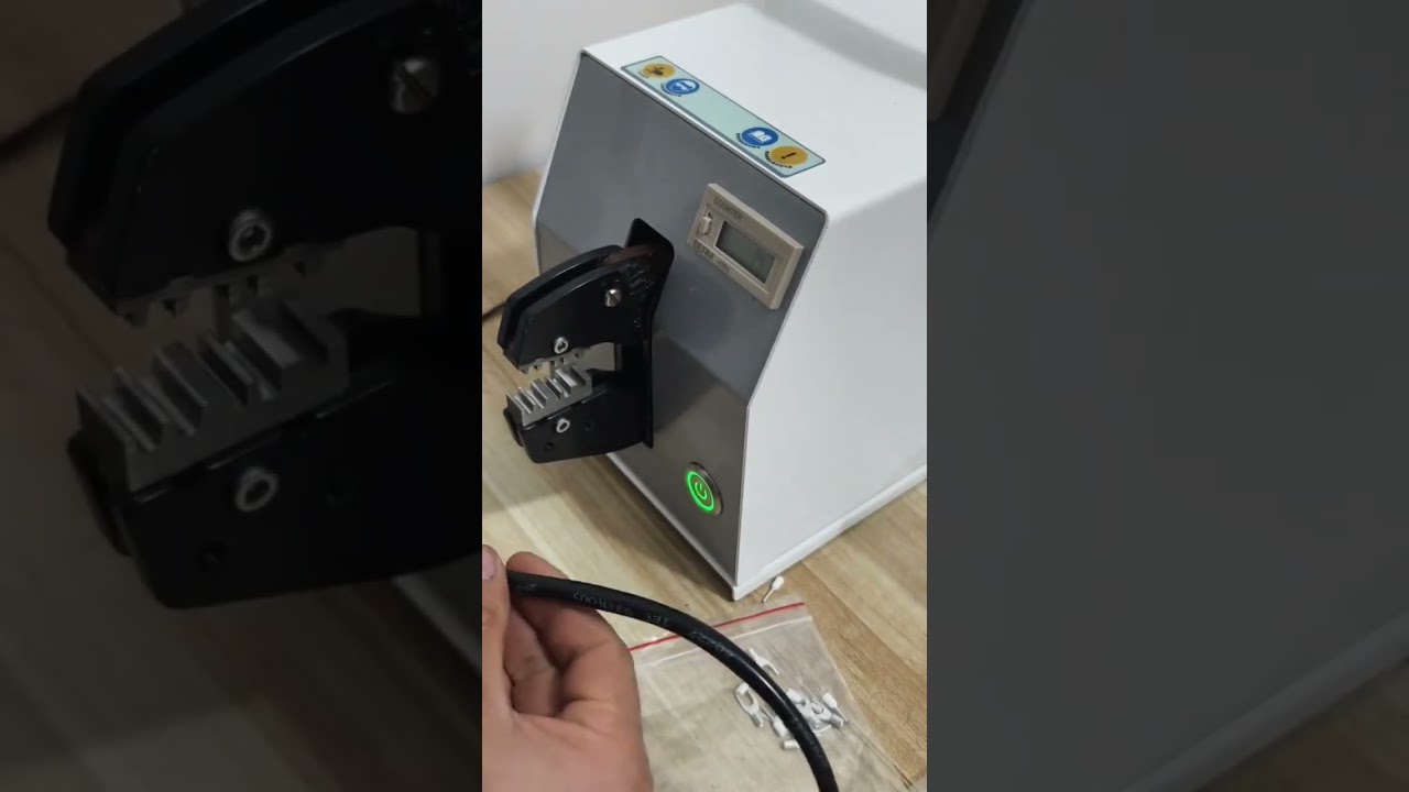 Custom Die Solution Electric Terminal Crimping Machine for Tube and Bare Terminals #factory #machine