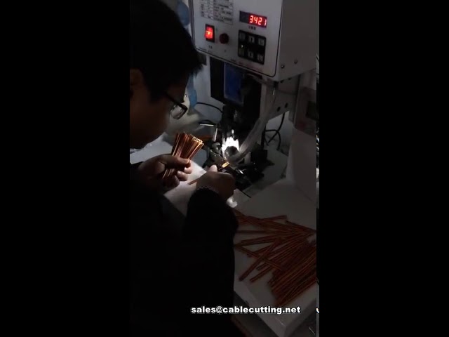 Máy ép cáp dẹt bán tự động - Hoạt động chính xác và hiệu quả