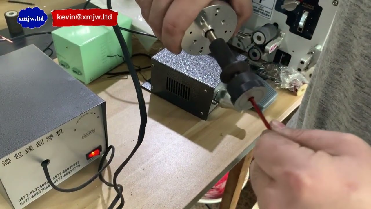 Magnet Wire Stripping Machine | Enamelled Copper Wire Stripper