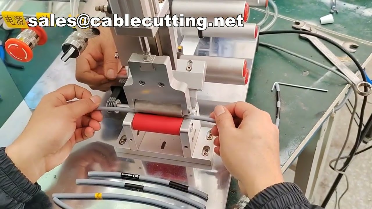 Desktop Roll Labeling Machine Suitable for Short Wires, OD 4-10mm Universal