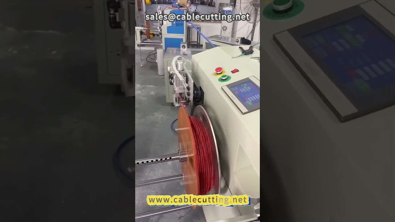 2  Automatic meter winding and strapping # Threading machine # wall # wire and cable