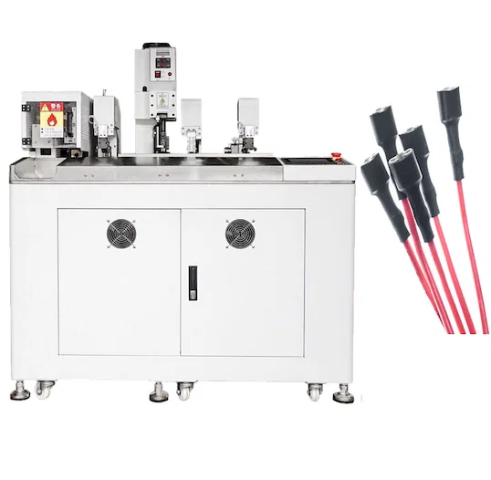 Máy Luồn Ống Co Nhiệt Xoắn Nhúng Thiếc Dập Đầu Cos Tự Động